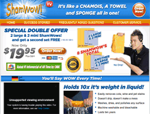 Tablet Screenshot of buyshamwow.com